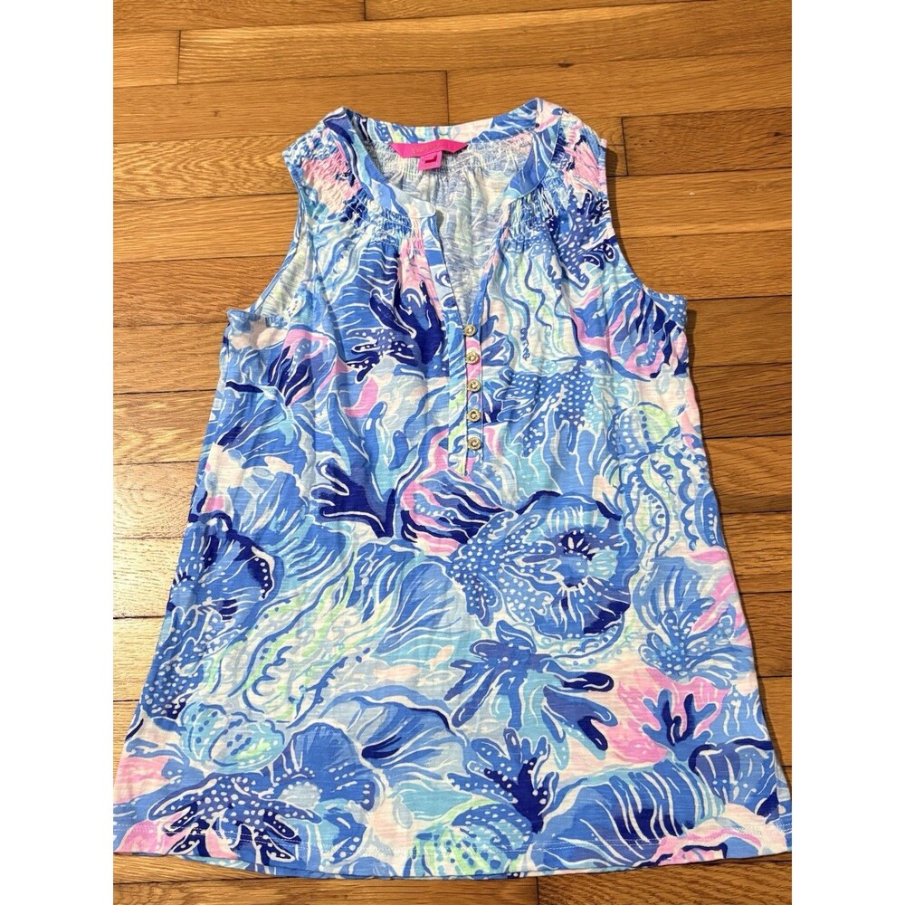 Lilly Pulitzer Size XXS Essie Tank Top Floral